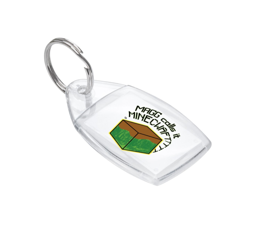 Magg Calls It Minecwaftttttt Keyring