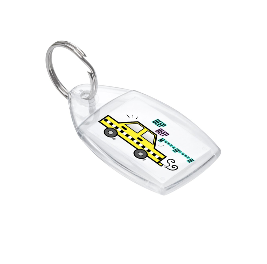 Beep Beep M*****F****R Keyring