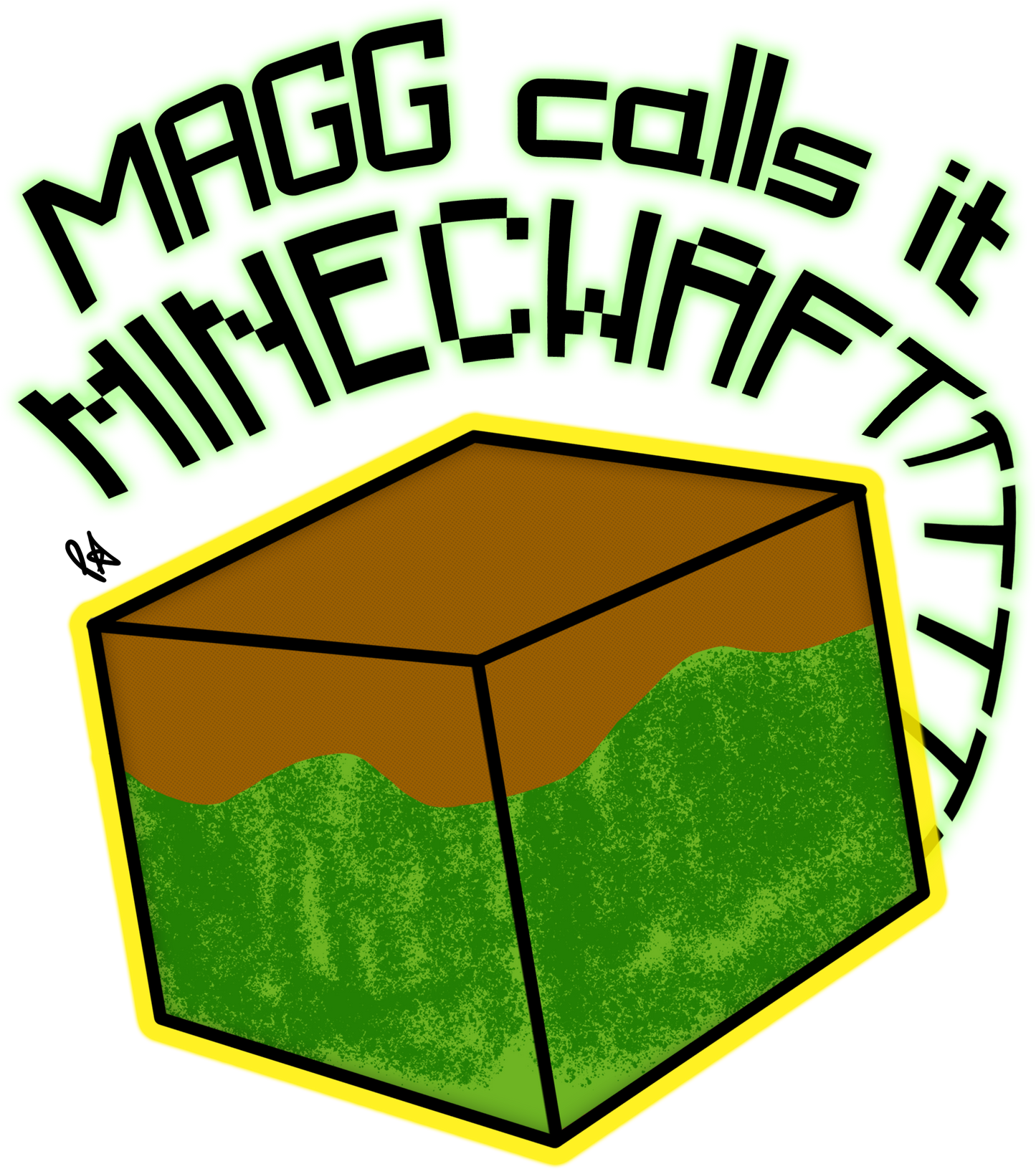 Magg Calls It Minecwaftttttt Keyring