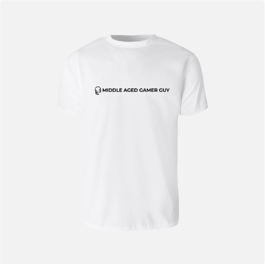 Classic Logo Middle Aged Gamer Guy T-Shirt