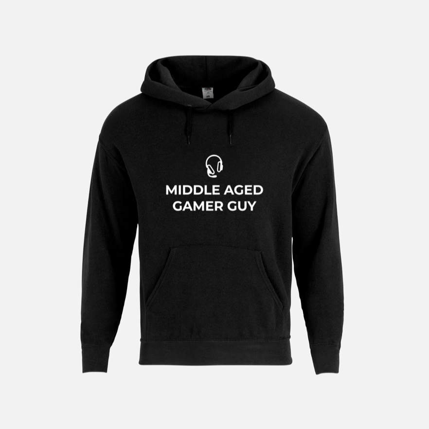 Middle Aged Gamer Guy Hoodie